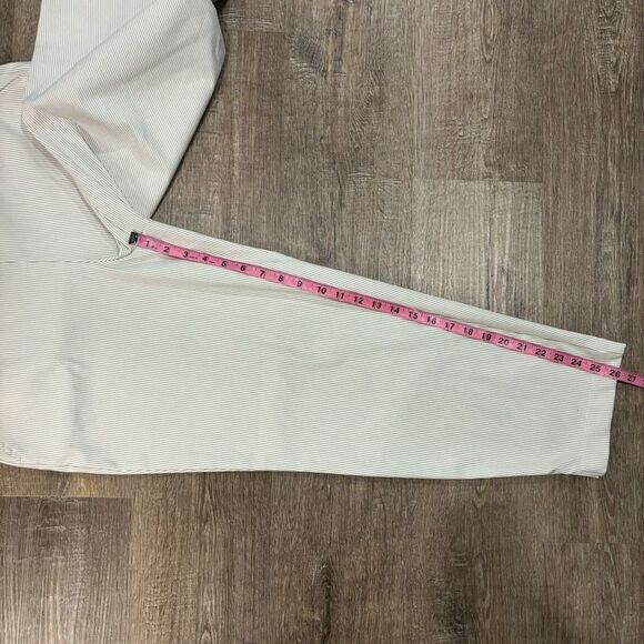 NWT Max Studio Women's XL Pull On High Rise Trouser Pants Black White Stripe​​ - Picture 5 of 6